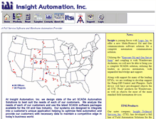 Tablet Screenshot of insightautomation.com